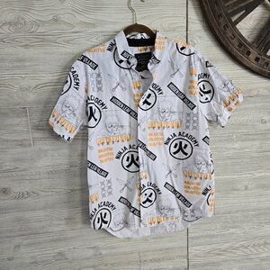 Vintage Naruto Shippuden Ninja Academy Mens SZ L 2002 Anime